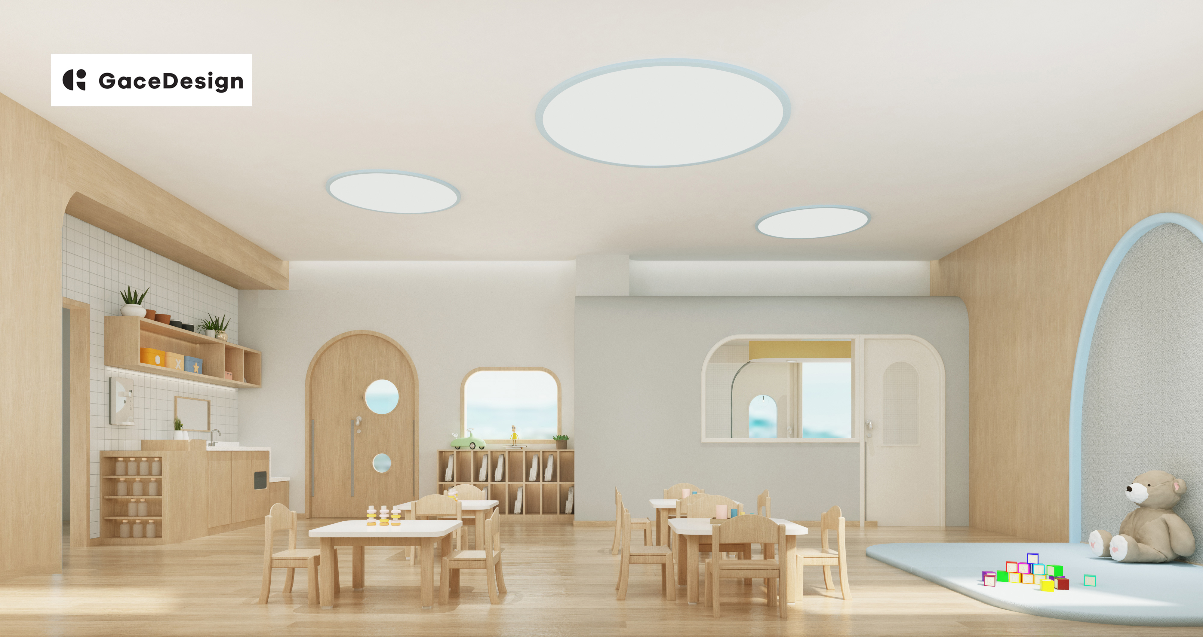 簡約風(fēng)幼兒園設(shè)計有哪些特點？